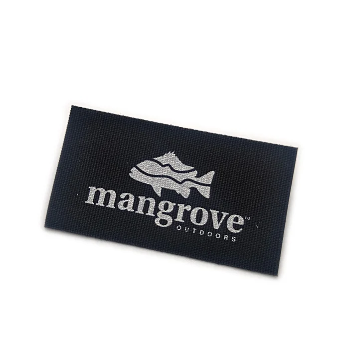 

Hot sale High Quality clothing cotton label clothing woven label, Custom color