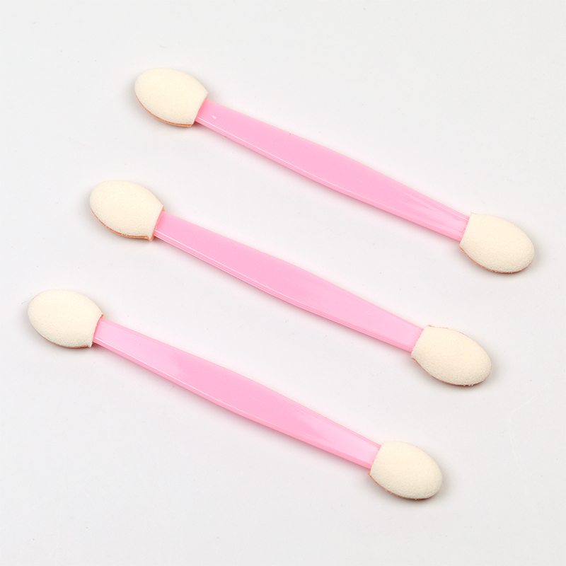 

Disposable Dual Sided Eyeshadow Brush Sponge Tipped Oval Makeup Brush Eyeshadow Applicator