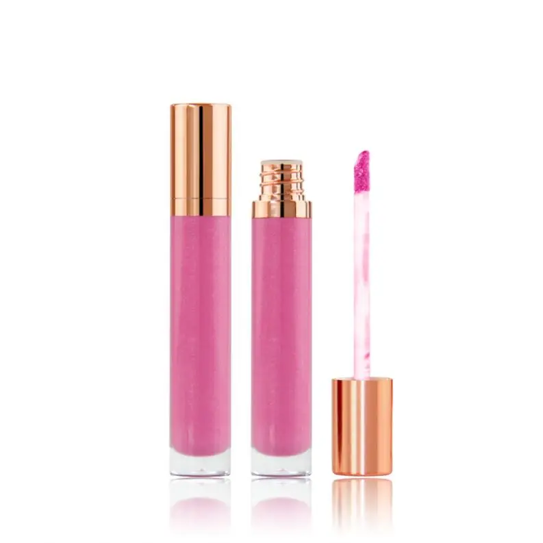 

Customize Lipstick Lipgloss Clear Gold Lipgloss Tubes