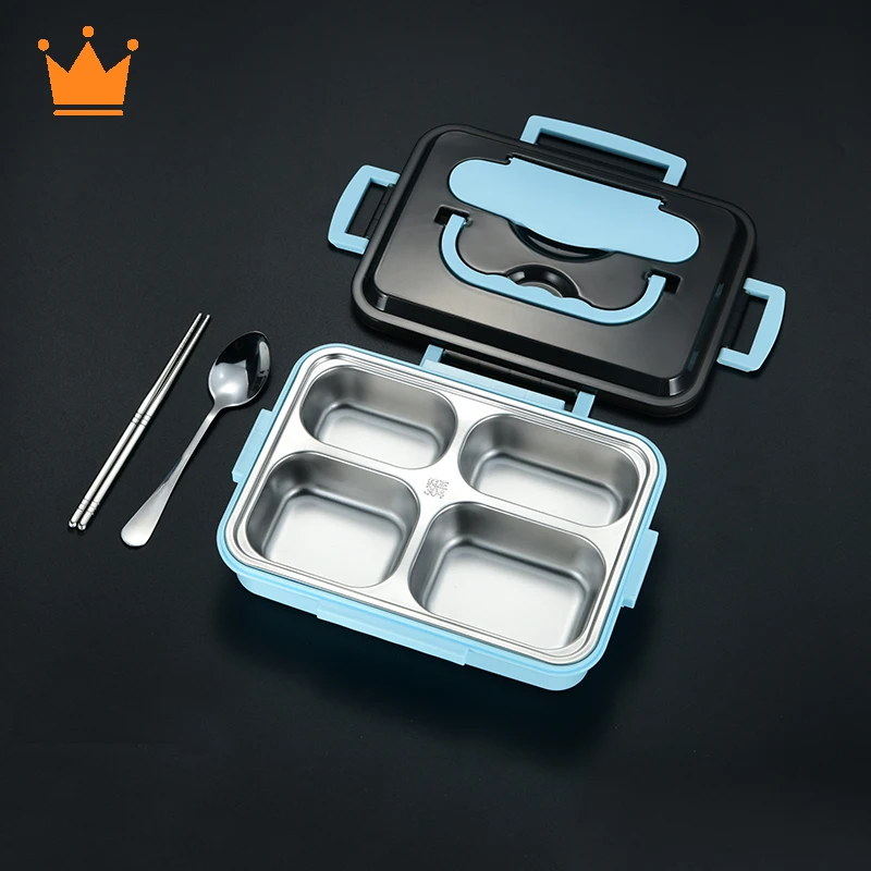 

factory 4 space Thermal Kid food box Heat-resistant bento boxes Safe Food Container Fresh lunch box