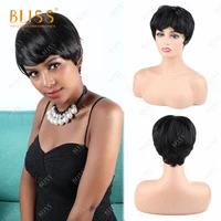 

Best Price 8A Grade Virgin Brazilian Human Hair Wigs Short Female Pixie Cut Human Hair Wig
