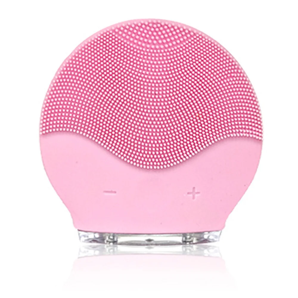 

Silicone Face Cleansing Brush Electric Face Cleanser Electric Facial Cleanser Cleansing Skin Deep Washing Massage Brush, Red / pink / blue / green