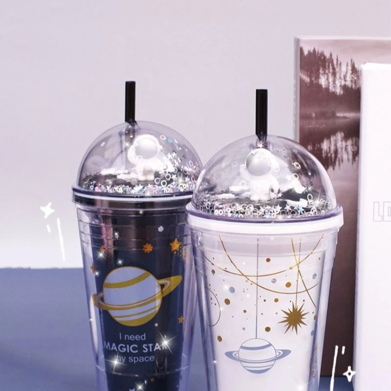 

Plastic Coffee Reusable Cup With Cold Cups Straw Custom Silkscreen Logo Color Changing Christmas Easter Simple White To Go Mug