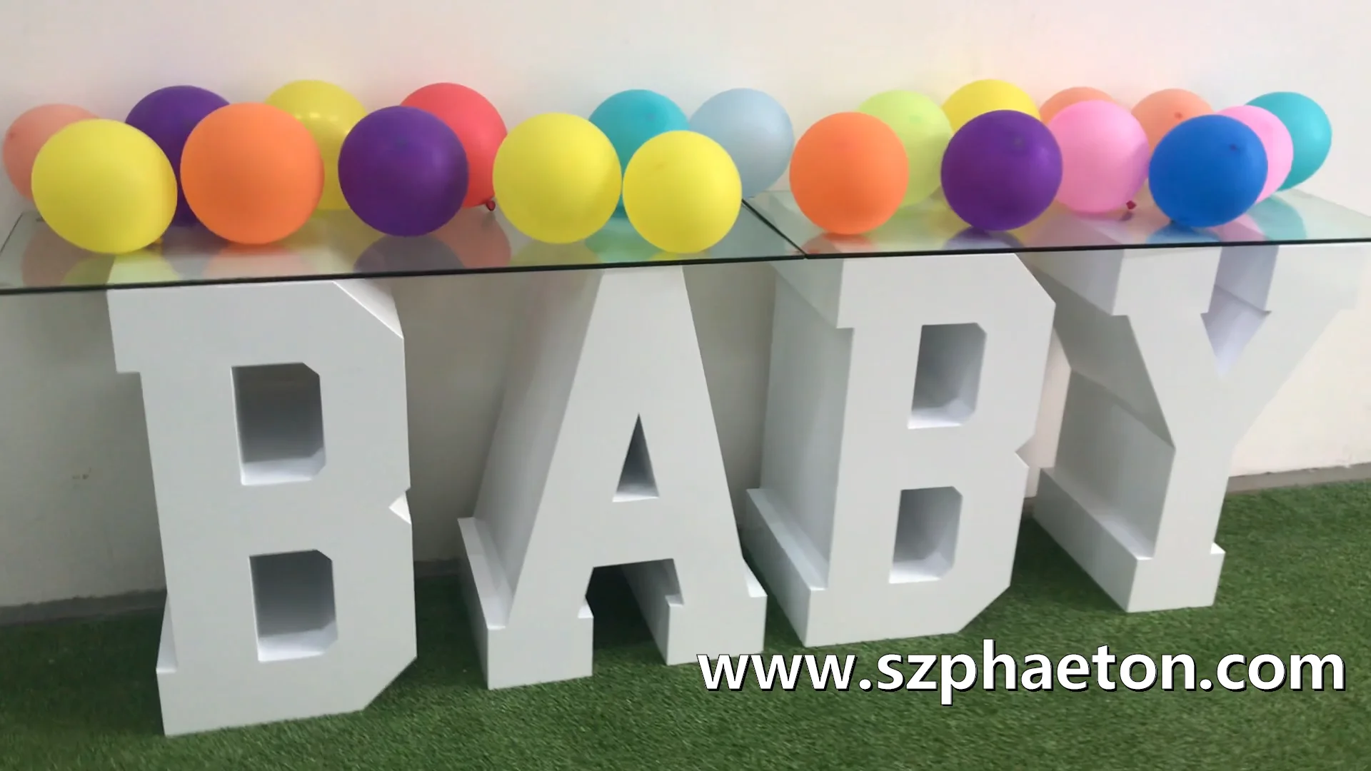 Baby Shower Decoration,Baby Boy Letter Table Cake Table For Party