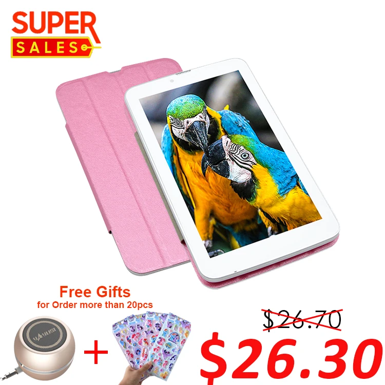 Top Sell Best Tab 7 Inch 512M+4Gb Full Hd Android4.4 Tablet With Dual Sim Card