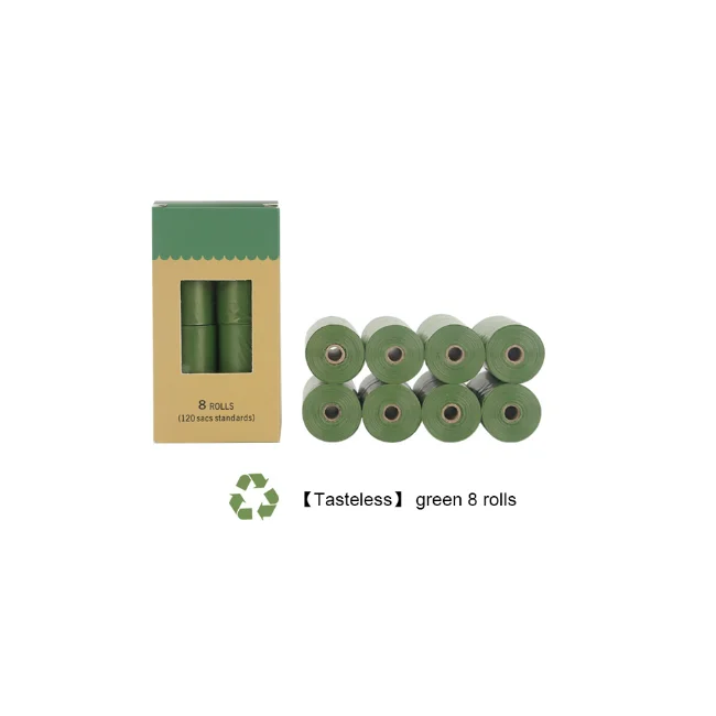 

Premium Quality Green 8 Rolls Lavender scented Biodegradable Eco friendly Dogs Bio Poo Bags, Army green