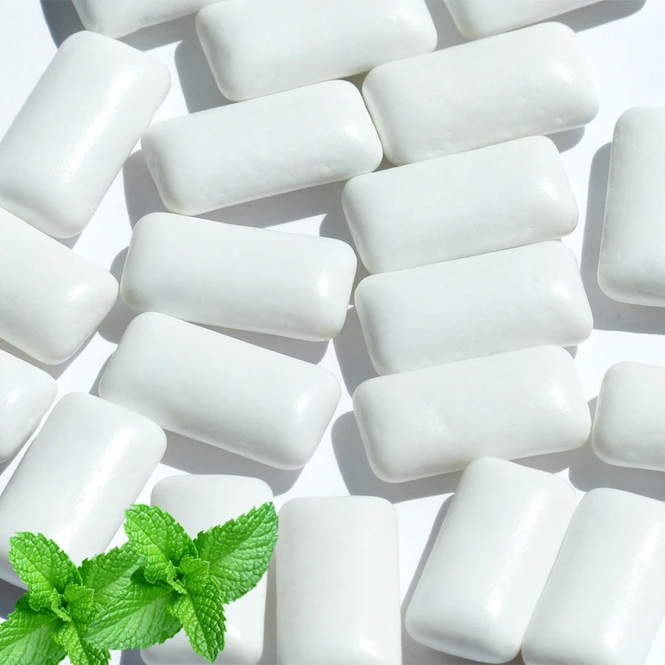 
wholesale customized any candies supplier natural gums base xylitol sugar free mint flavor chewing gum 