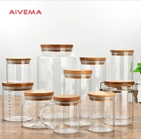 

Bamboo lid food storage container