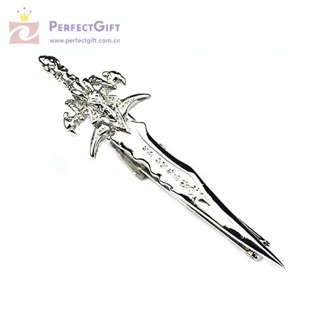 

Fashion business gifts tie clips sword men for clip on ties, Can be customized