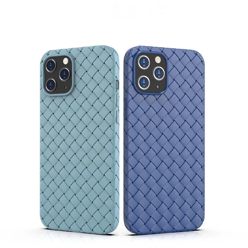 

Trending Breathable Phone Case For iPhone 12 Pro Case Xibi Mobile Accessories for iPhone 11 Pro Max Phone Case Weave Mesh Grid, 5 colors $ accept customized