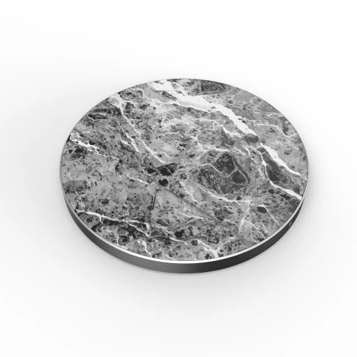 Special Design Support Customer Logo Mini Marble Wireless Charger