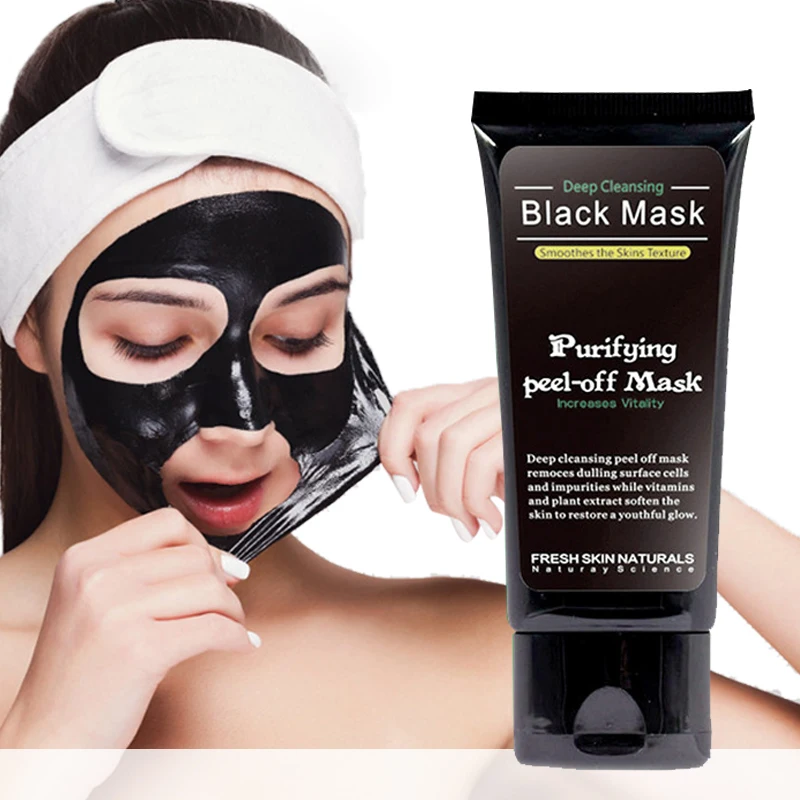 

Private label deep cleansing blackhead pore removal mascarillas facial black charcoal peel off face mask