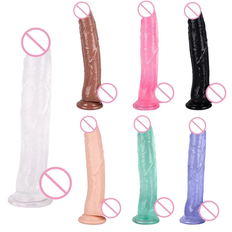 
Hot sell long dildos condom sex pussi for women sex toys 