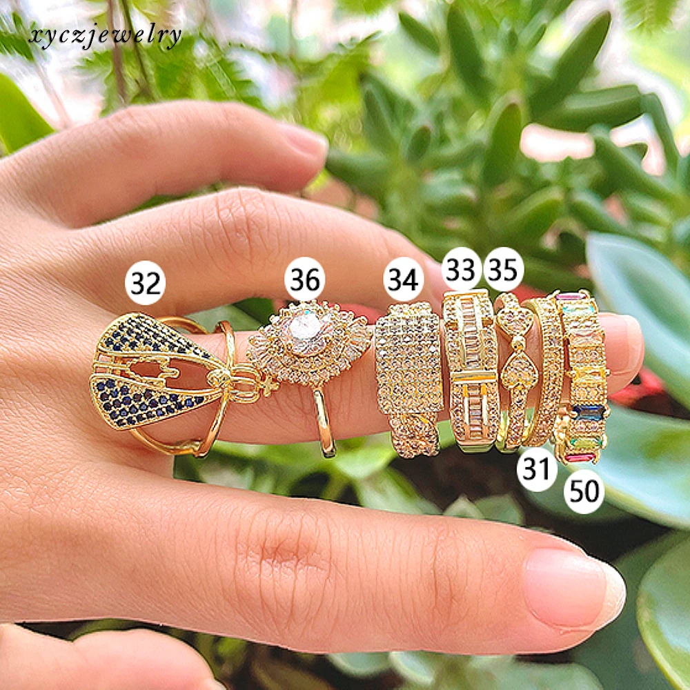 

2021 April May sales promotion ring gold plated designer ring