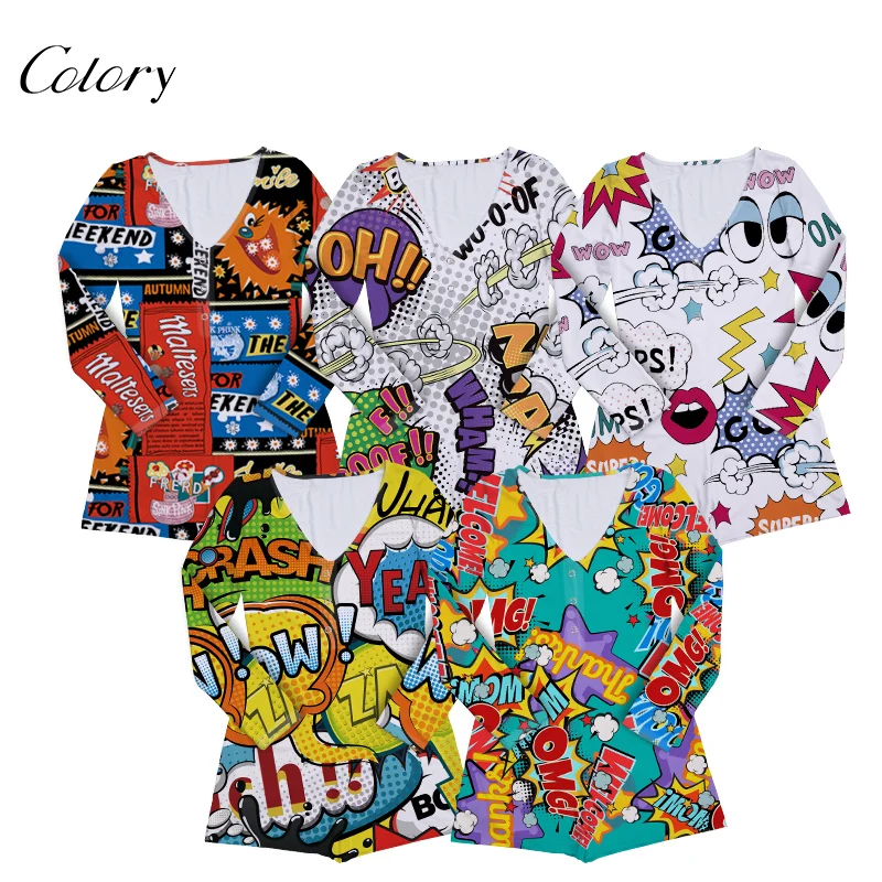 

Colory Casual Sexy Plus Size Clothing Jumpsuits Graffiti, Picture shows
