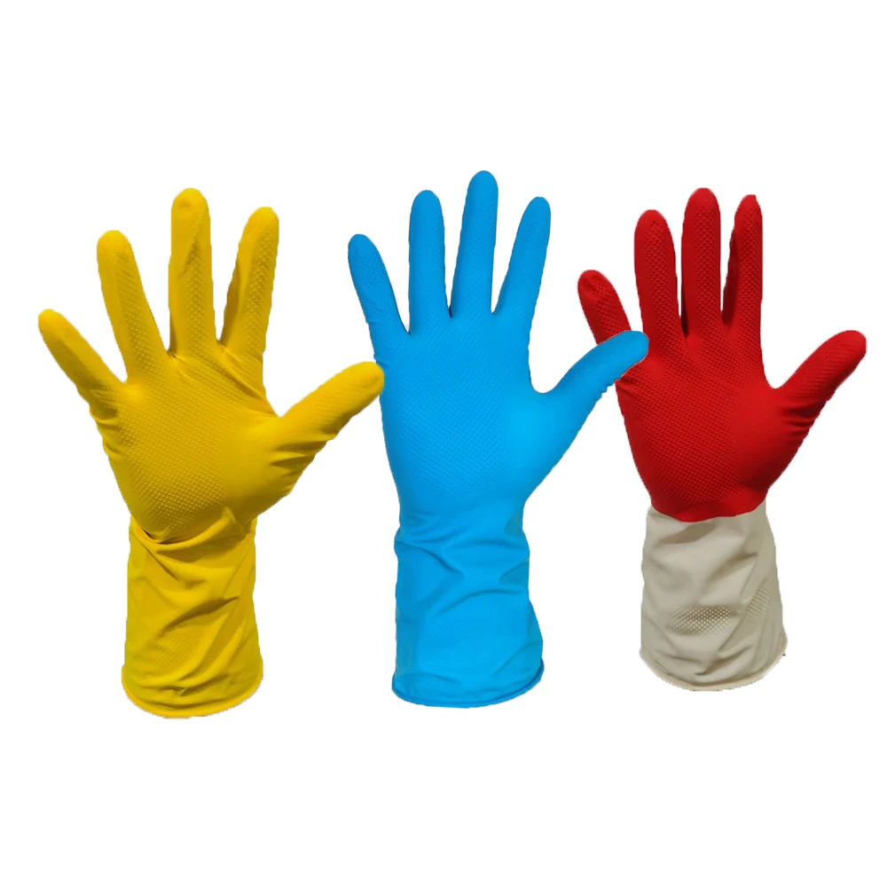 

rubber latex household gloves