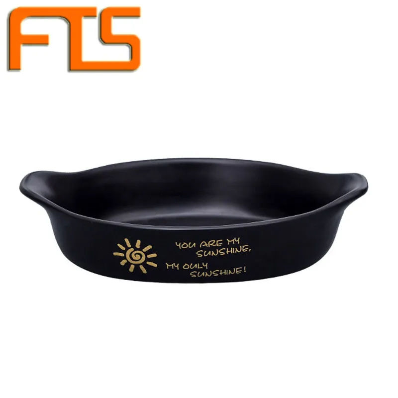 

FTS baking dishes & pans cake bakeware oven cookie oval custom bread kitchen non stick set bake muffin ceramic baking dish