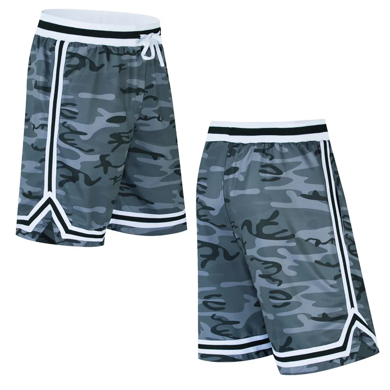 

Wholesale Sports Basketball Shorts Male Elite Camouflage Large Loose Training Running Fitness Capris Shorts, Custom color