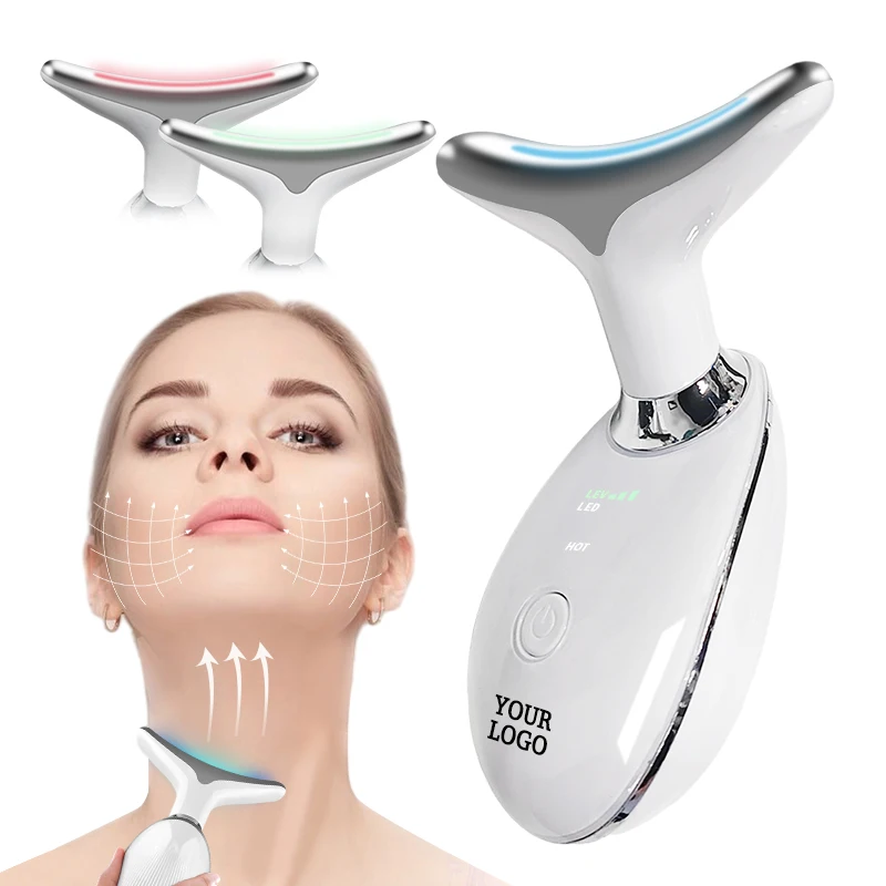 Firming Wrinkle Removal Device for Neck Face Vibration Massager 3 in 1 Portable Face Massager for Lift Sagging Skin Skin Care