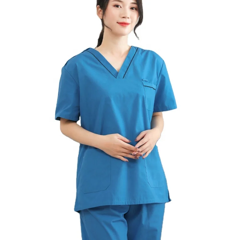 

Factory Direct Sale Short Sleeve Medical Nurse Scrubs Uniforms Eco Friendly Nursing Uniform Manufacturer Hospital Uniforms Scrub