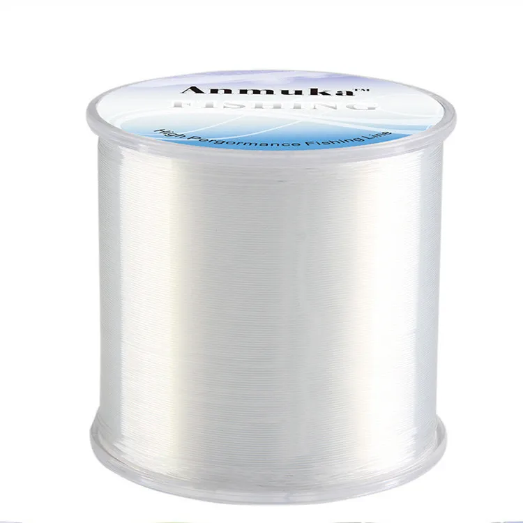 

Super Strong Multi-diameter Wear-resistance 500M Nylon Transparent Monofilament Fishing Line for Freshwater and Saltwater, Transparent, blue, black, red, yellow