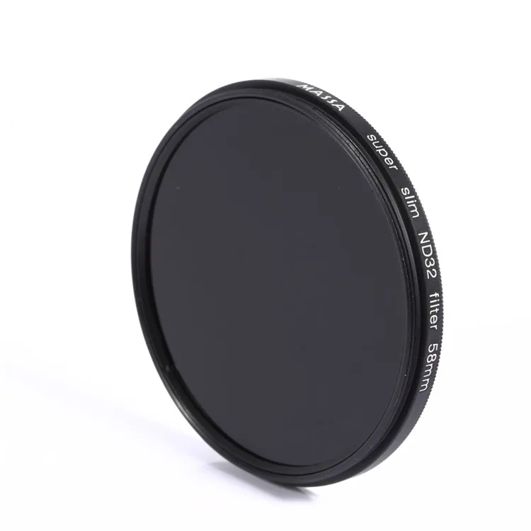 

MASSA 2020 Hot Sale 58m Optical glass neutral density reducing mirror Digital Camera ND Lens FIlter, Black