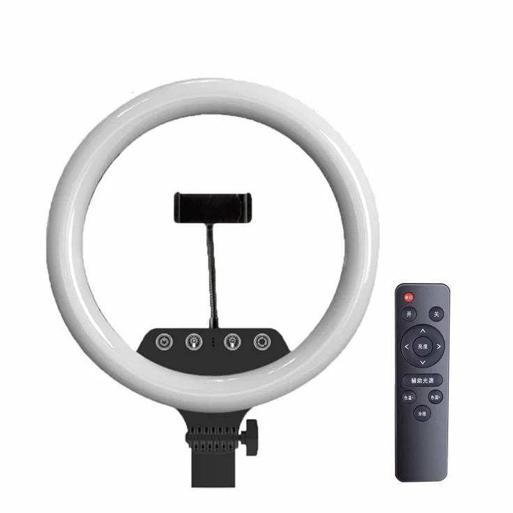 

Right Light Kit,Ring Light with Stand,12" LED Dimmable Ring Light for Beauty Facial Make Up Live Stream Camera Smartphone YouTub