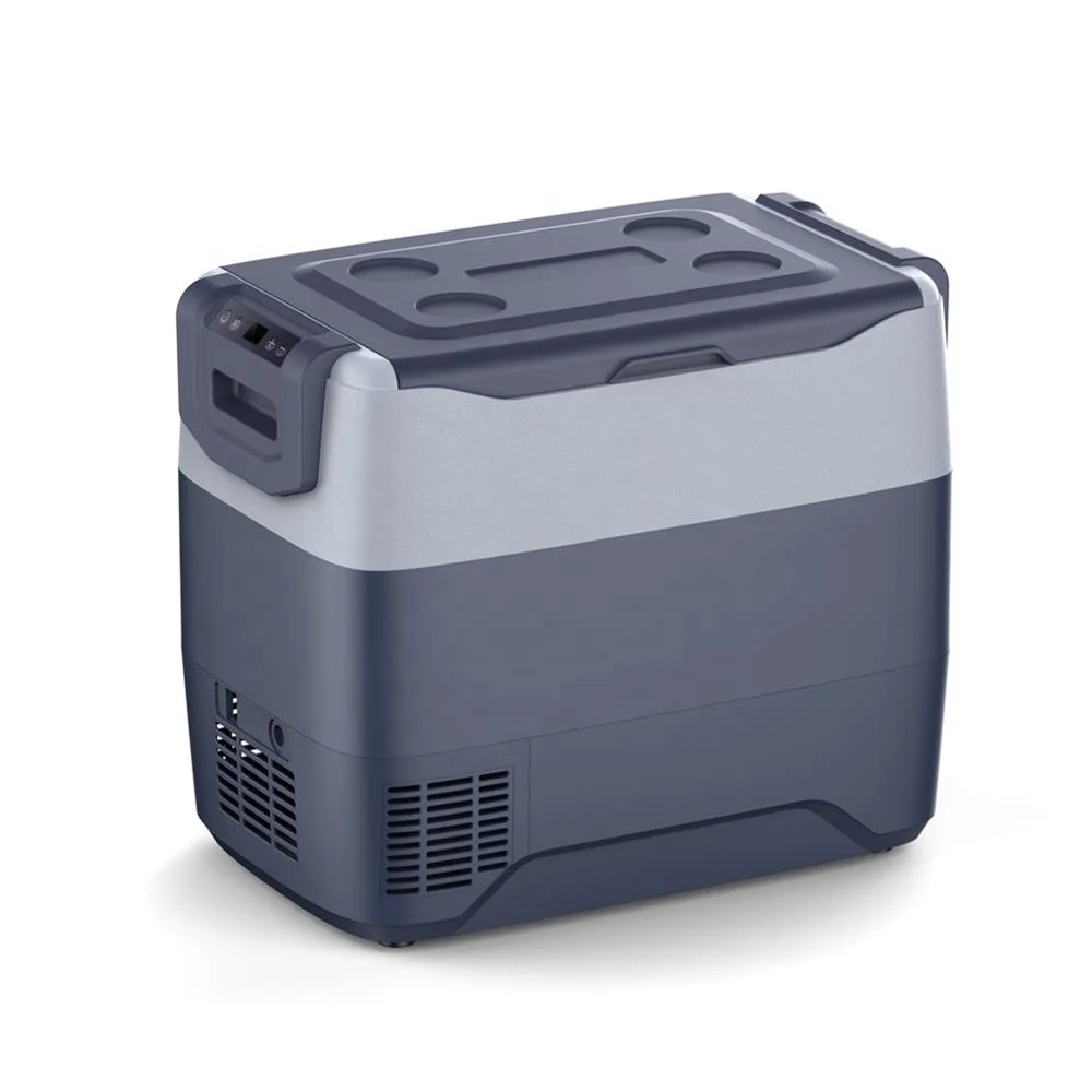 

Portable 50L car home refrigerator mini fridge AC100-240V DC12/24V Cold storage outdoor household compressor, Blue