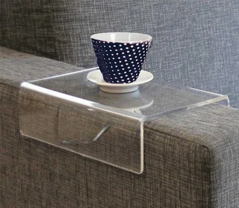 acrylic sofa arm tray