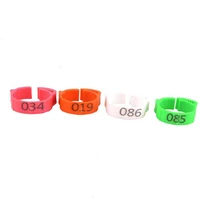 

Pigeon Leg Plastic Foot Clip Rings Band for Birds Chickens Tags Mixed Color pigeon foot ring