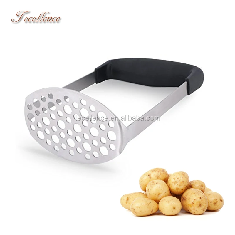 

Kitchen Gadgets 2020 Stainless Steel Mash Potato Ricer and Masher Potato Press, Metal color