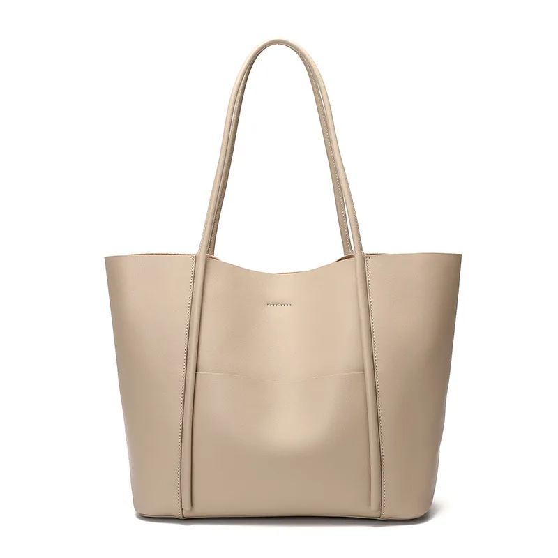

The New 2021 Handbag Tote Bags And Exquisite Natural Cowhide Single Shoulder Bag Capacity