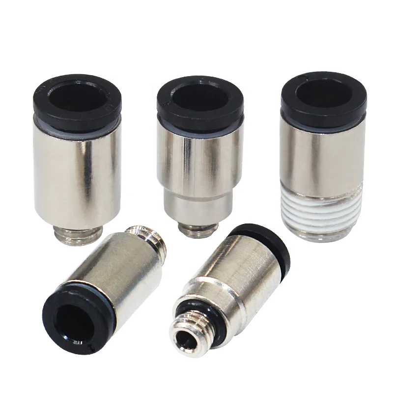 

Pneumatic quick connector POC3/4/5/6-M3/M4/M5/M6/M7 hexagon socket thread connector cylindrical air pipe connectors