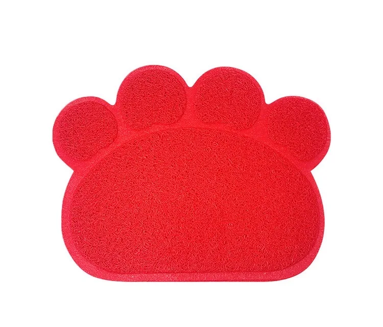 

Pet paw print print mat is environmentally friendly and non-slip, 6 color