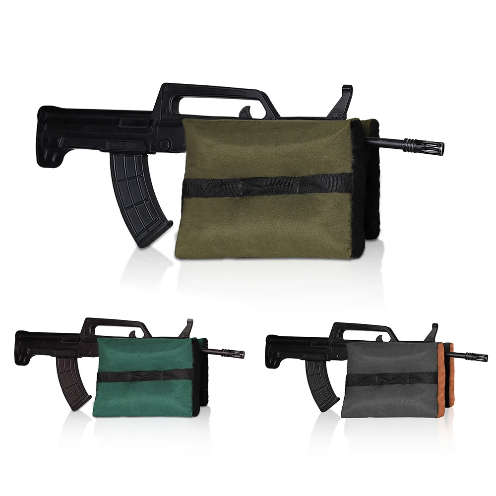 

wolf slaves Hunting Accessories Military Tactical ox-ford Shooting Bag Sandbag Large Size Protection Support Sandbags, Black, od, black green