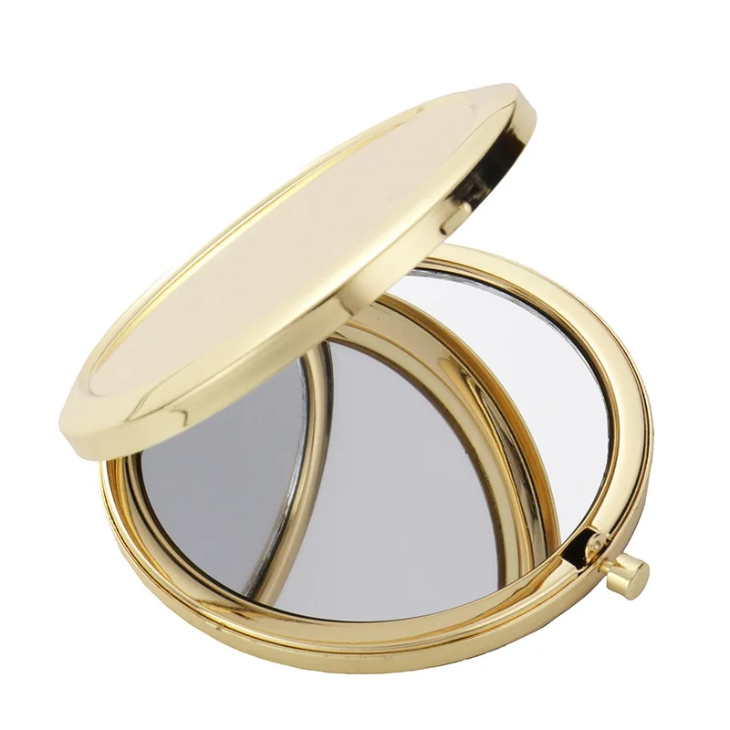 

Round Shape Metal Sublimation Blank Photo Printing Cosmetic/Makeup Mirror For Promotion/Gift