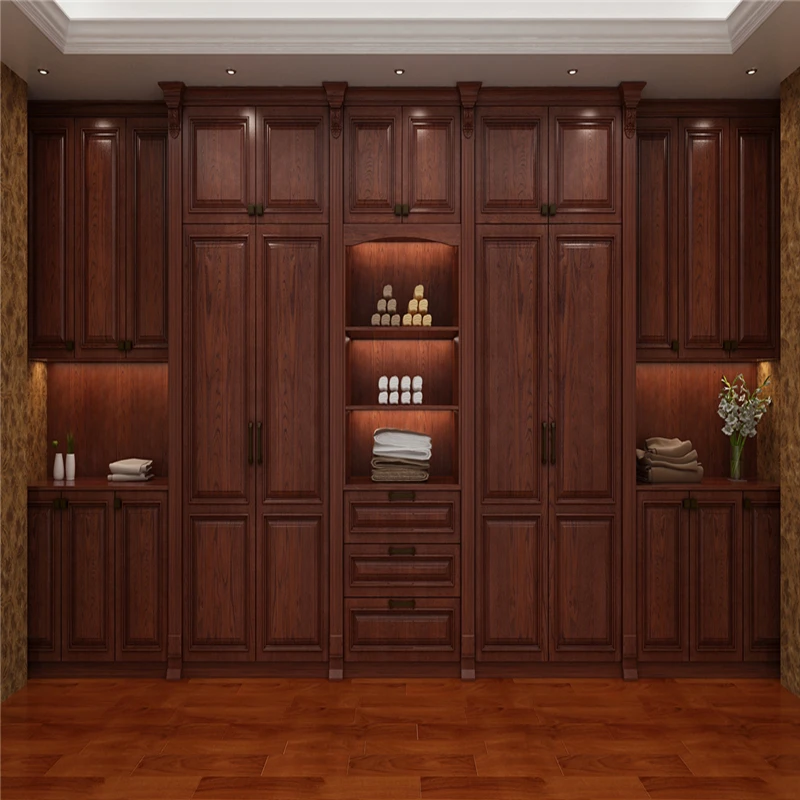 Hight Quality Customized Solid Wood Wardrobe Cabinets