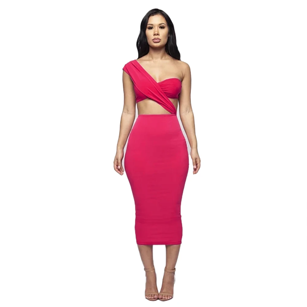 

8570 Summer Long Sleeve Casual Voom Black Backless Stretch Knit Backless Dress