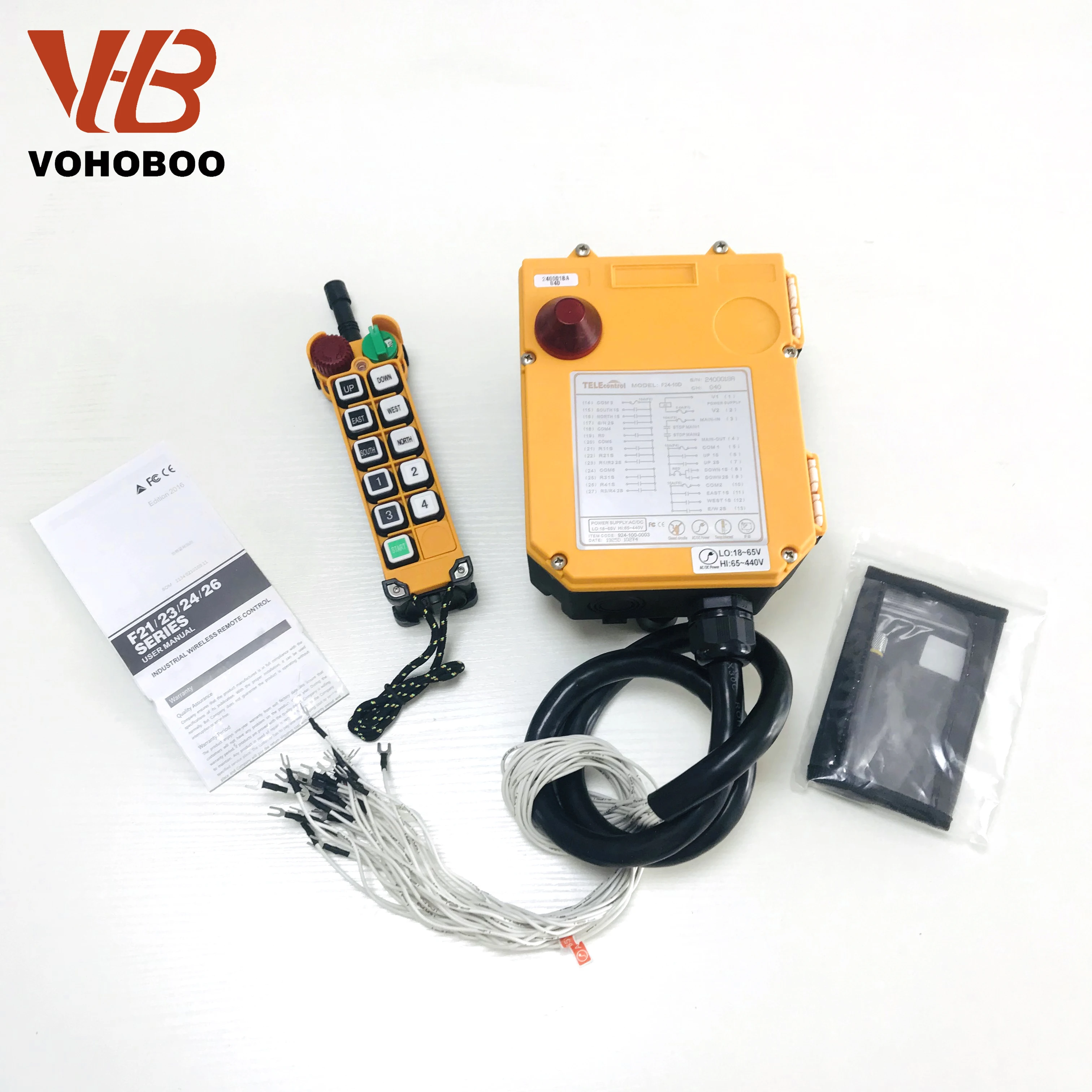 

Crane radio transmitter and receiver : F24-10D remote control switch