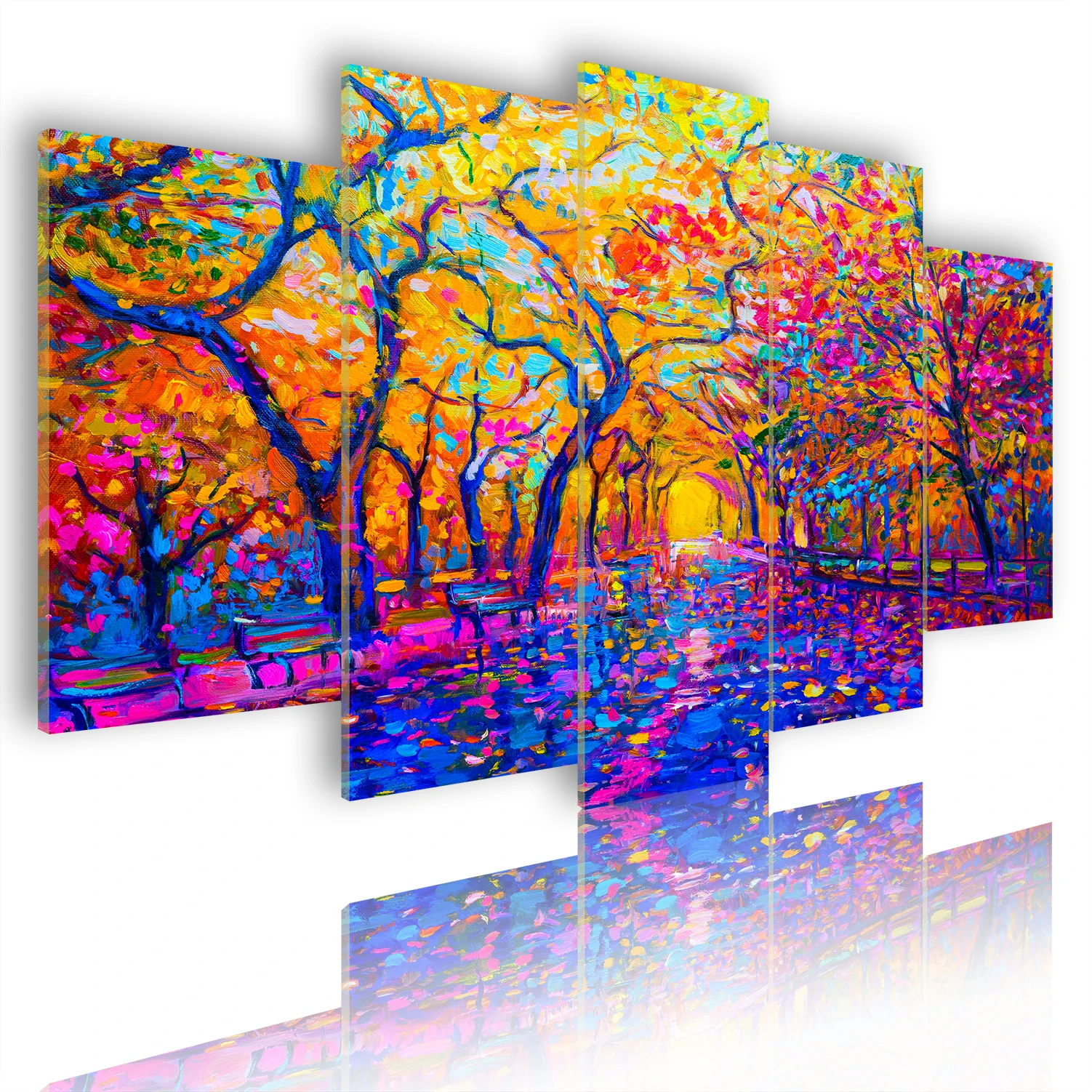 

Wall Art Decor Pictures Living Room European Home 3d Picture Beautiful Scenery Abstract Painting Natural Oil Paintings
