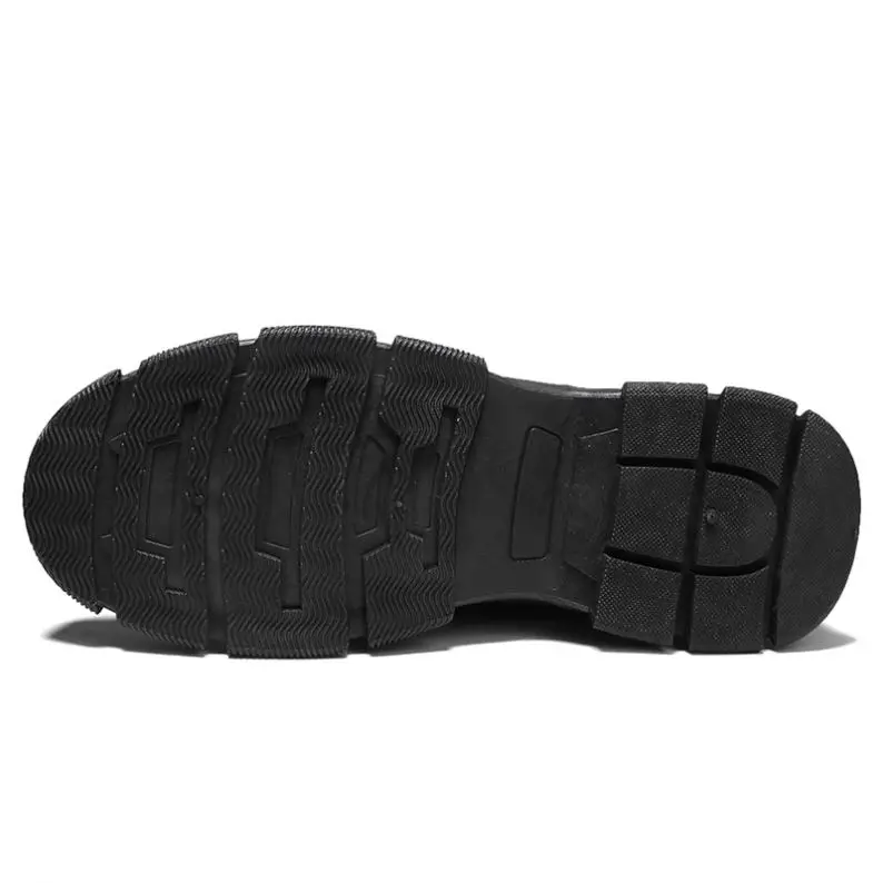 

Wholesale Autumn Winter Fashion Custom Black Flat Lace up Ankle Men Booties, Optional