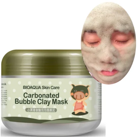 

Black Pig Carbonated Bubble Face Mask Clay Facial Mask Deep Pore Clean Whitening Skin Moisturizer Anti Aging Skin Care