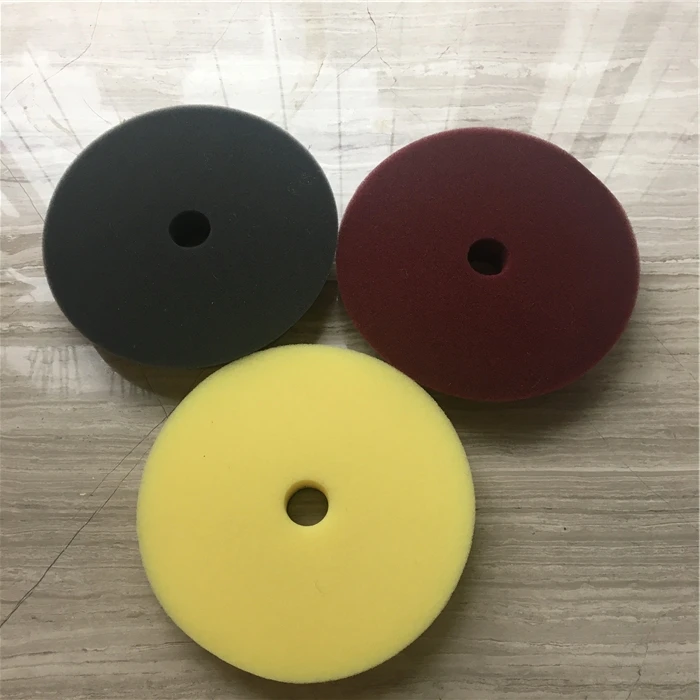 

Hand polishing machine shandong foam pad, Black blue orange maroon green gray yellow