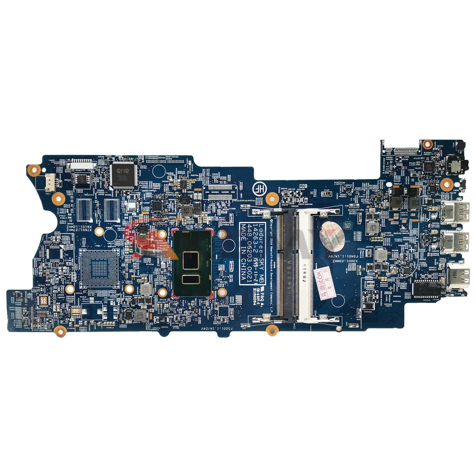 

For HP ENVY X360 15-W 15T-W Laptop Motherboard with 4405U i3 i5 i7 CPU 14263-2 Mainboard 448.06202.0021 860591-601 860593-001