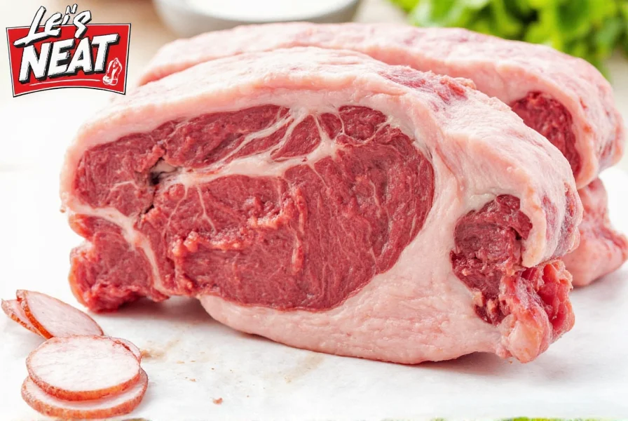 Close-up of beef short ribs