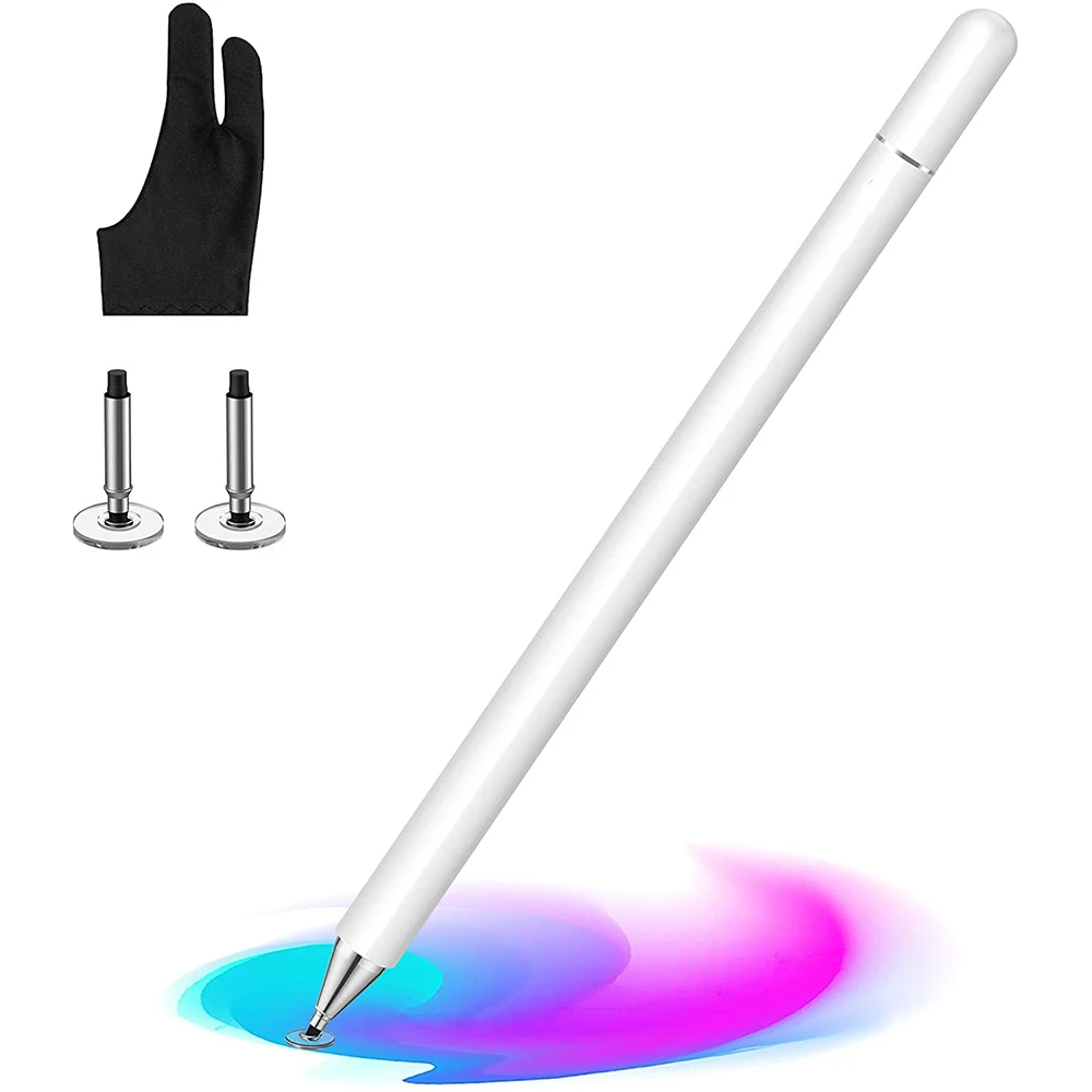 

BDD Stylus Universal Smart Phone Pen For Android IOS Ipad Tablet Drawing Paiting Mobile Touch Screen Pencil Magic Writing Pen, Black silver white rose gold