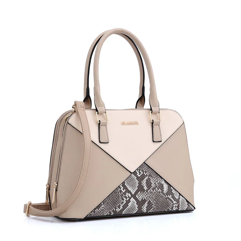 

2022 luxury snake pattern women bags fashion shoulder pu leather hand bag wholesale purse ladies handbag, 6colors
