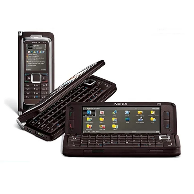 

For Nokia E90 Mobile Phones 3G GPS Wifi 3.2MP Camera Unlocked Cellphone Black Red