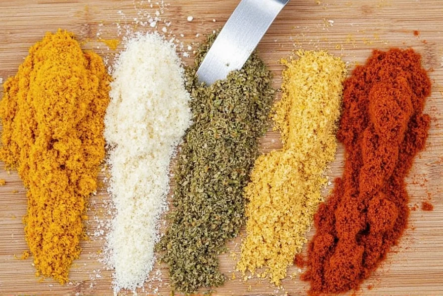 Jar of homemade taco seasoning