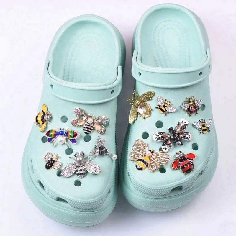 

designer shoes charm jibs For clogks Clog Shoes clog Shoe Charm clog chains metal brand charms, Customized